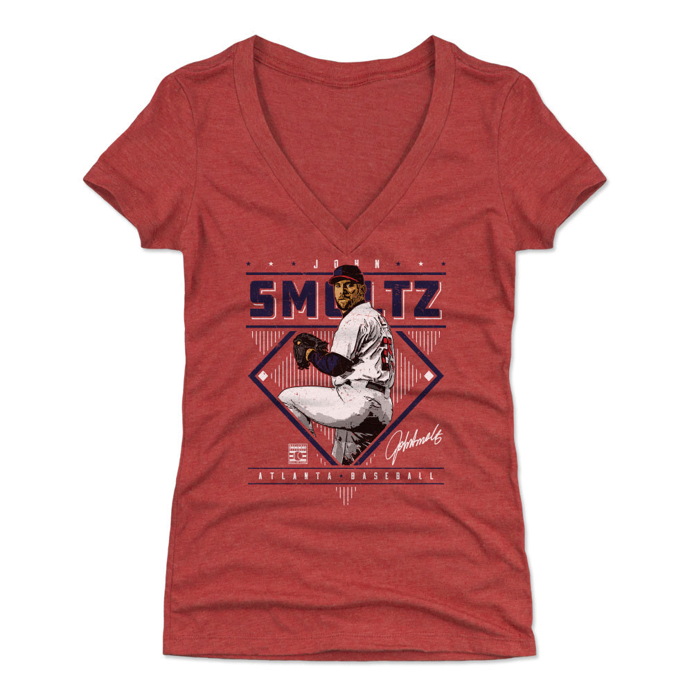 John Smoltz Atlanta Diamond Name WHT