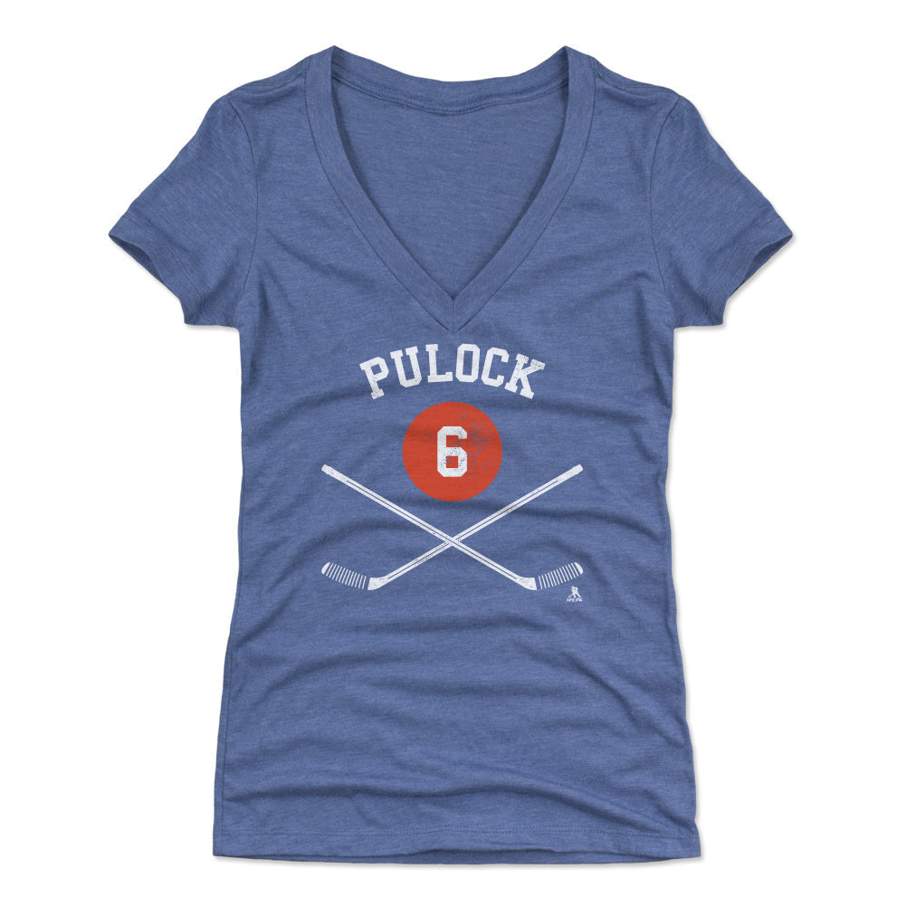 Ryan Pulock New York I Sticks WHT