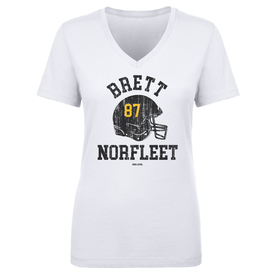 Brett Norfleet College Helmet Font
