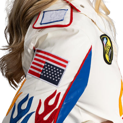 Wonder Bread Talladega Replica Stock Car Racing Movie Halloween Cosplay Costume Jacket