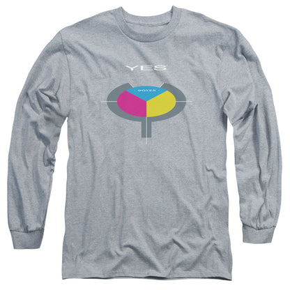 Yes 90125 Mens Long Sleeve Shirt Athletic Heather Officially Licensed