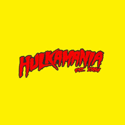 Hulk Hogan Hulkamania Mens T Shirt Yellow
