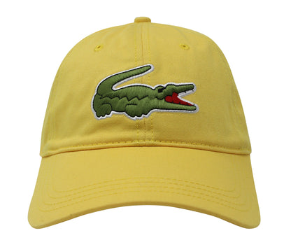 Lacoste Men's Classic Large Croc Logo Cap with Leather Strap Hat