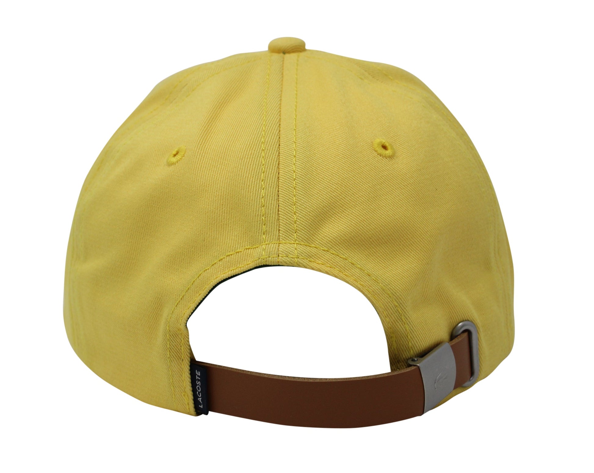 Lacoste Men's Classic Large Croc Logo Cap with Leather Strap Hat