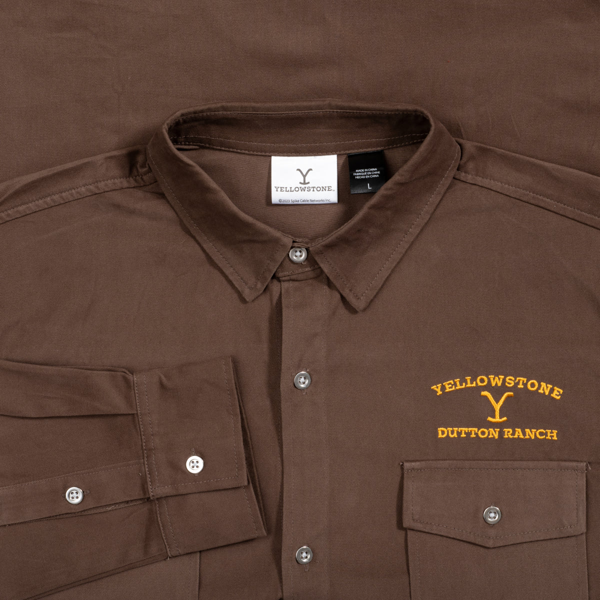 Yellowstone Dutton Button Up Ranch Work Shirt Halloween Costume Cosplay