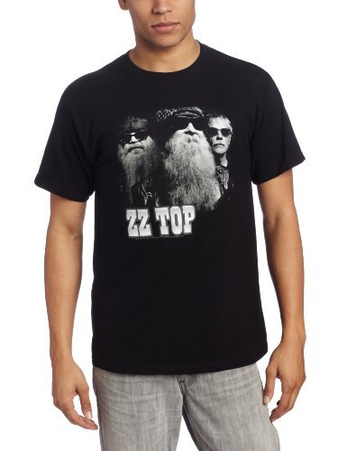 ZZ Top Zz Top Black Photo Shirt Men'S T-Shirt, Black, X-Large Mens T Shirt