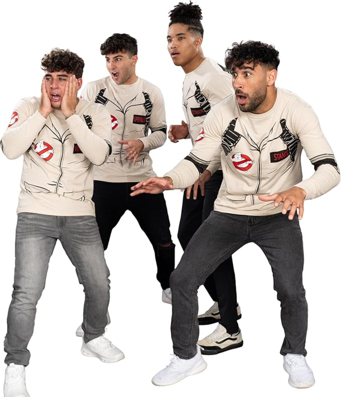 Zeddemore Long Sleeve Costume T Shirt With Back Print