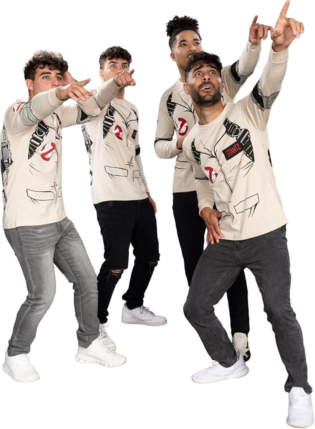 Zeddemore Long Sleeve Costume T Shirt With Back Print