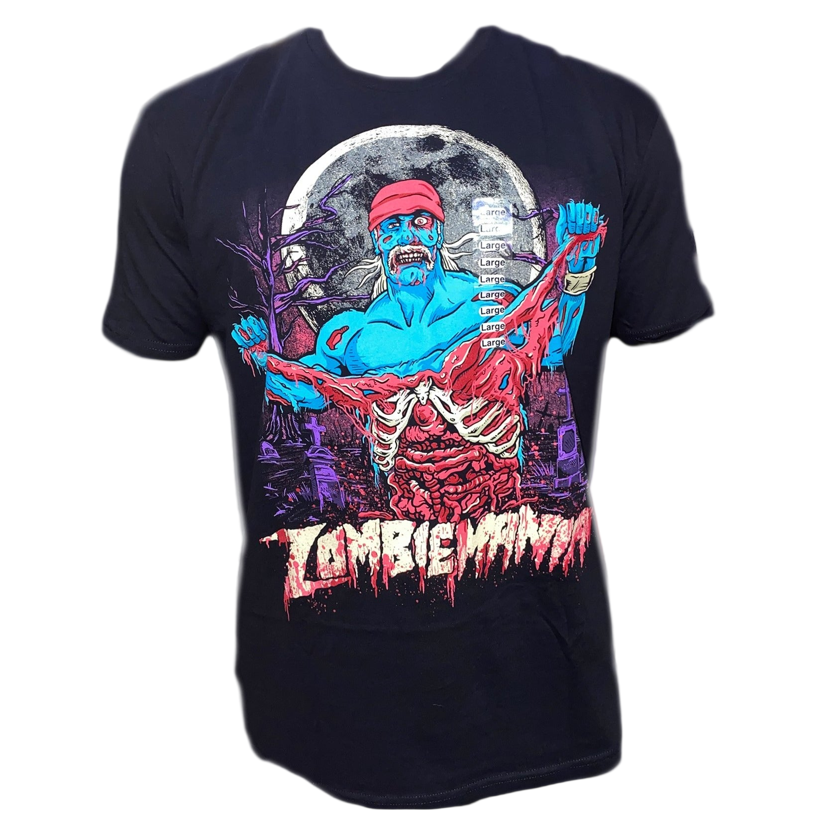 Hulk Hogan Zombiemania Mens T Shirt Black