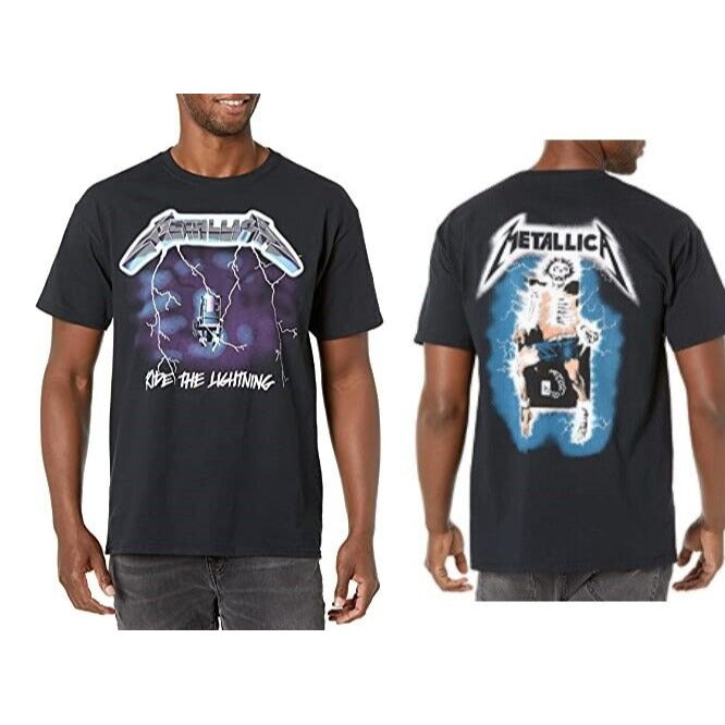 Metallica Ride the Lightning Mens T Shirt Black