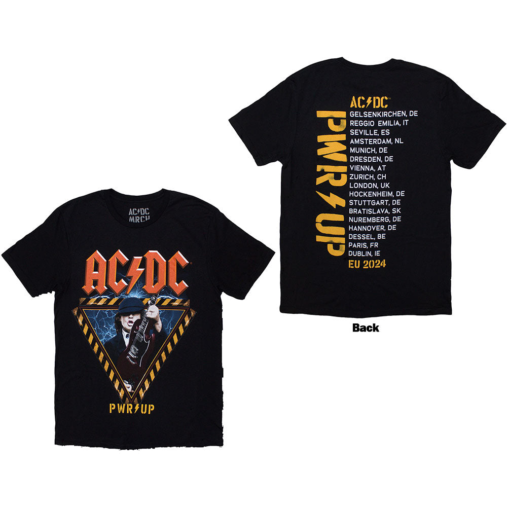 AC/DC Angus Triangle PWR-UP EU Tour '27 Mens T Shirt