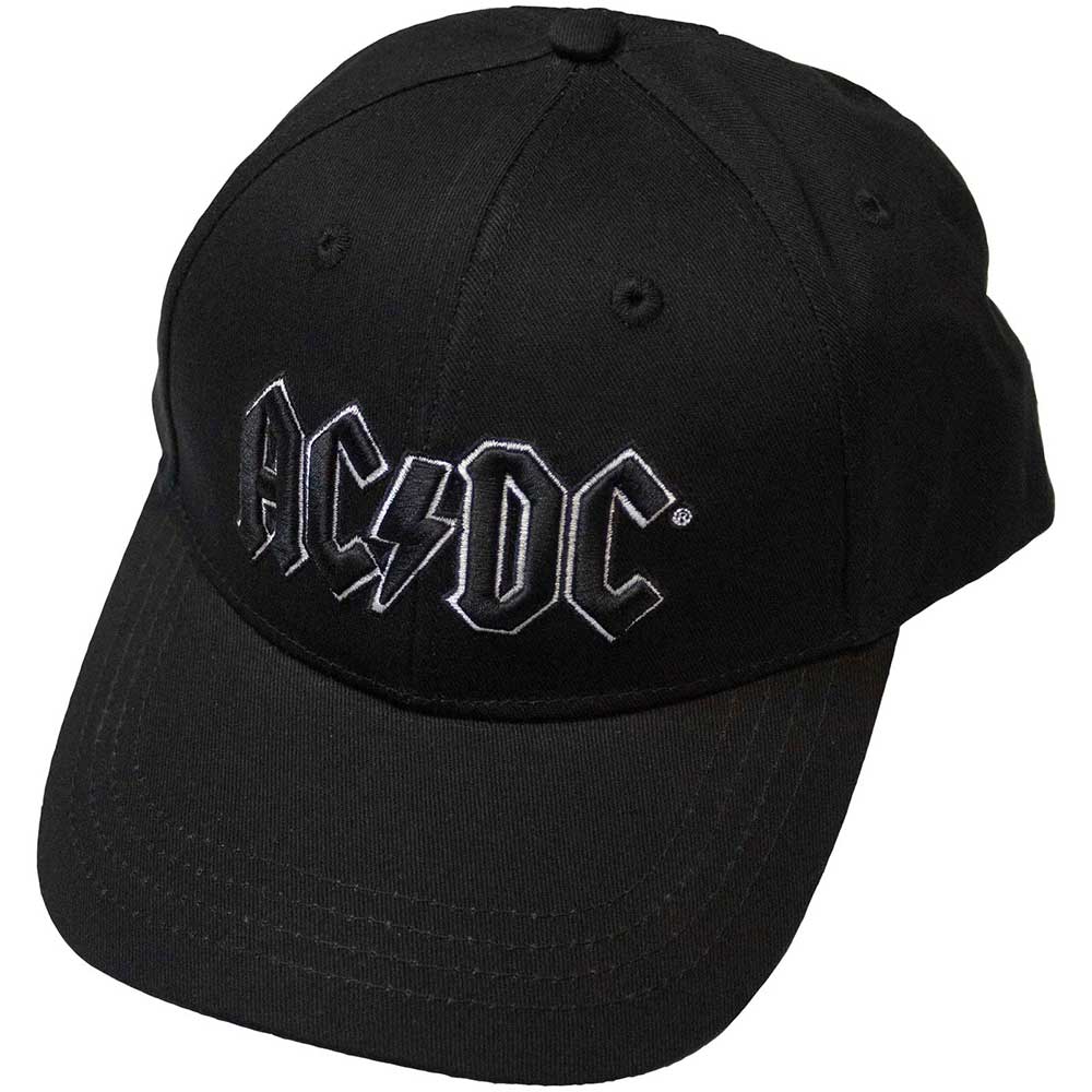 AC/DC Black Logo Hat Black