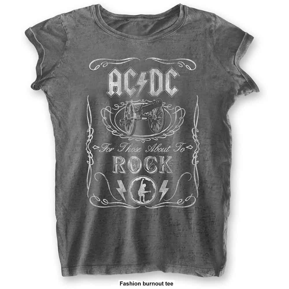 AC/DC Cannon Swig Womens T Shirt