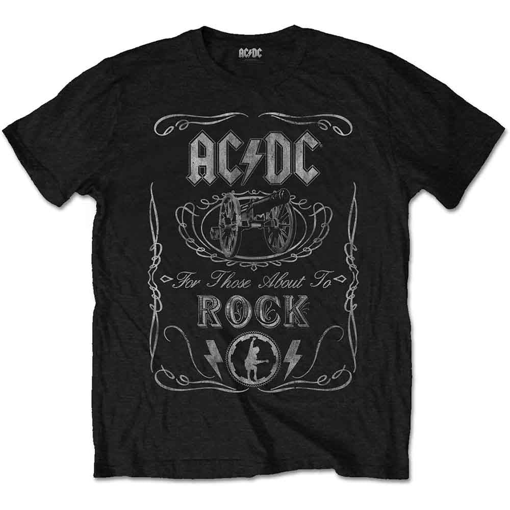 AC/DC Cannon Swig Vintage Mens T Shirt