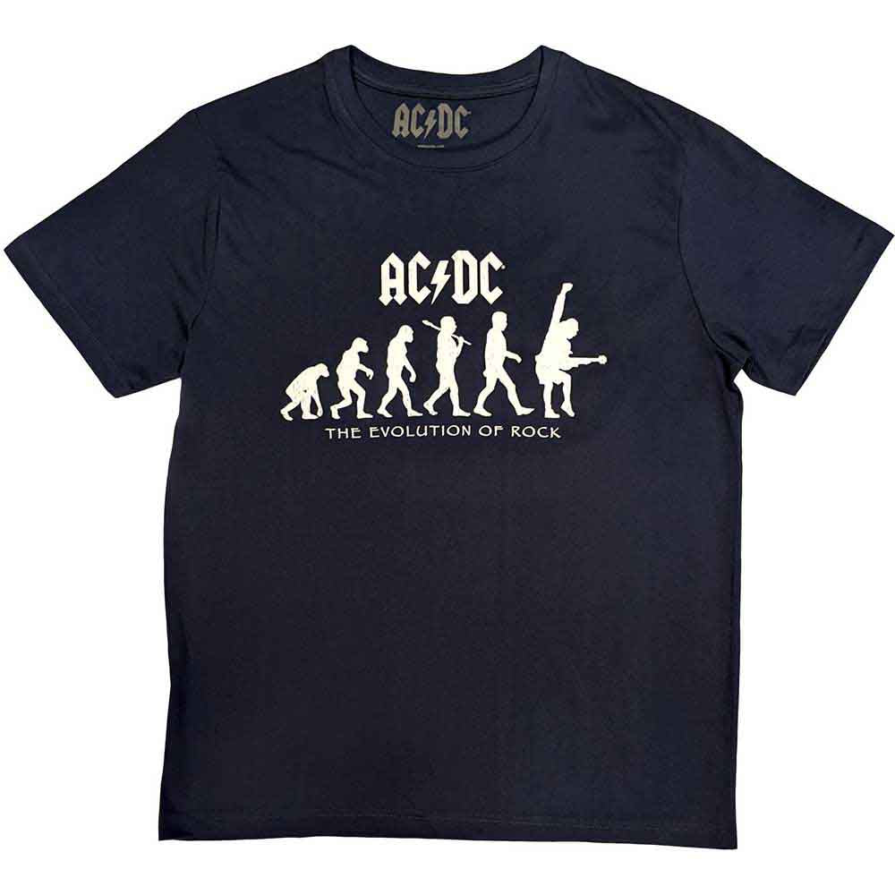 AC/DC Evolution of Rock Mens T Shirt