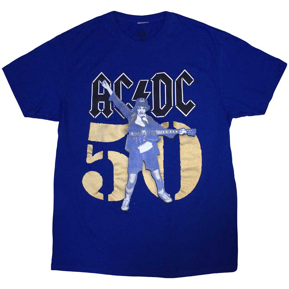 AC/DC Gold Fifty Mens T Shirt