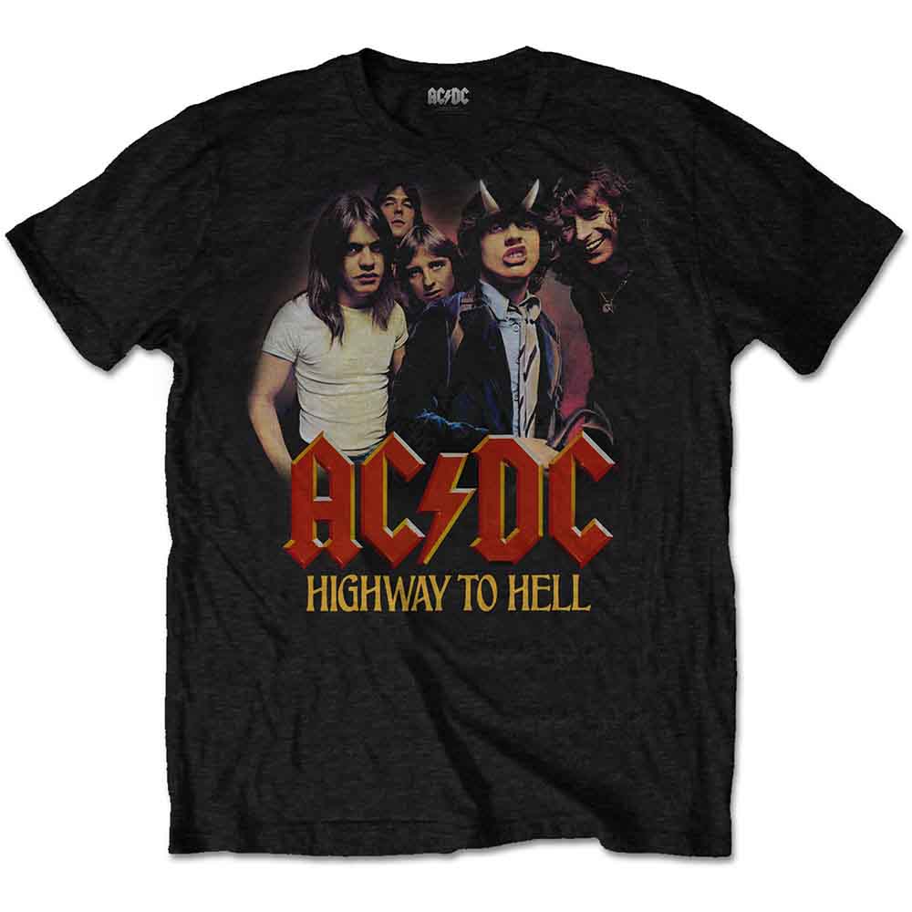 AC/DC H2H High Way To Hell Band Mens T Shirt Black