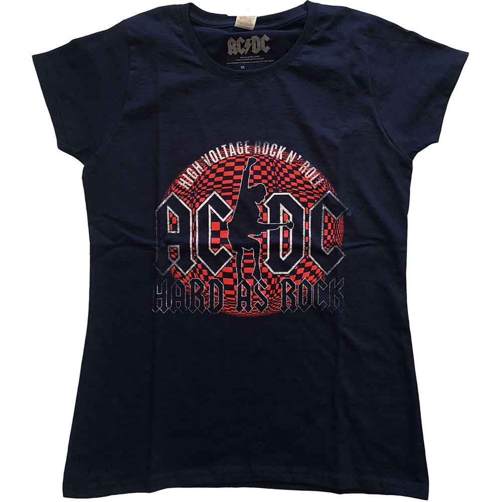 AC/DC Hard As Rock Womens T Shirt