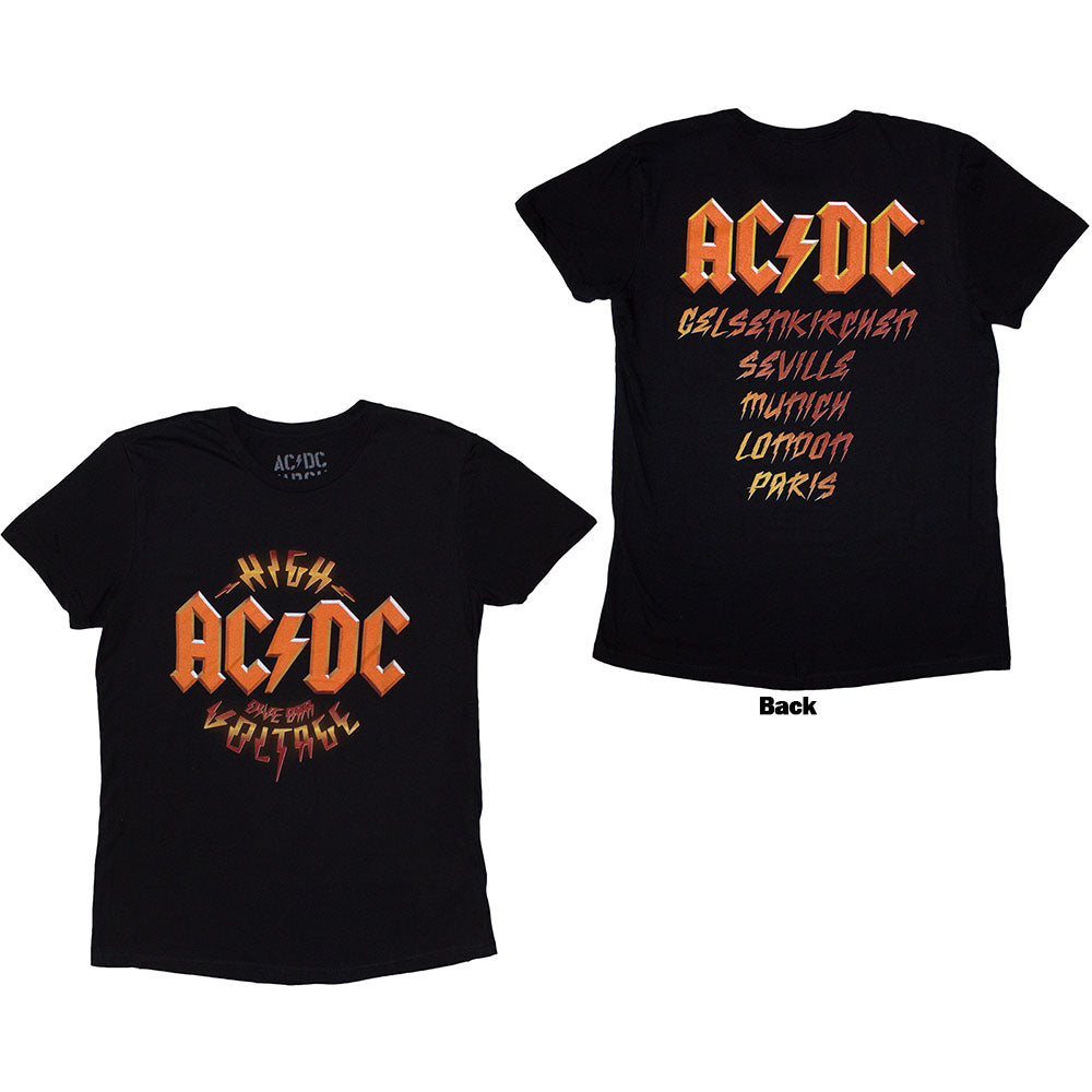 AC/DC High Voltage Dive Bar Womens T Shirt