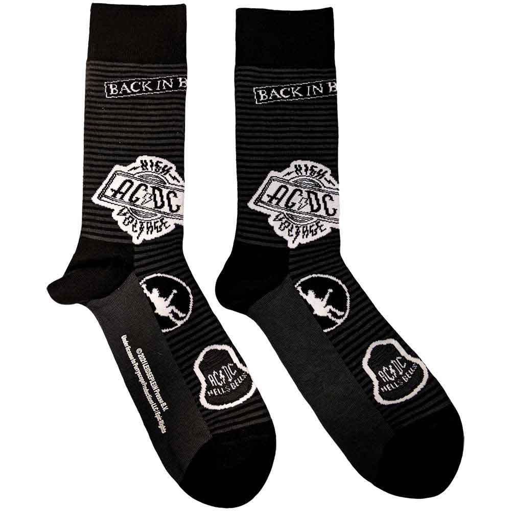 AC/DC Icons Socks Black