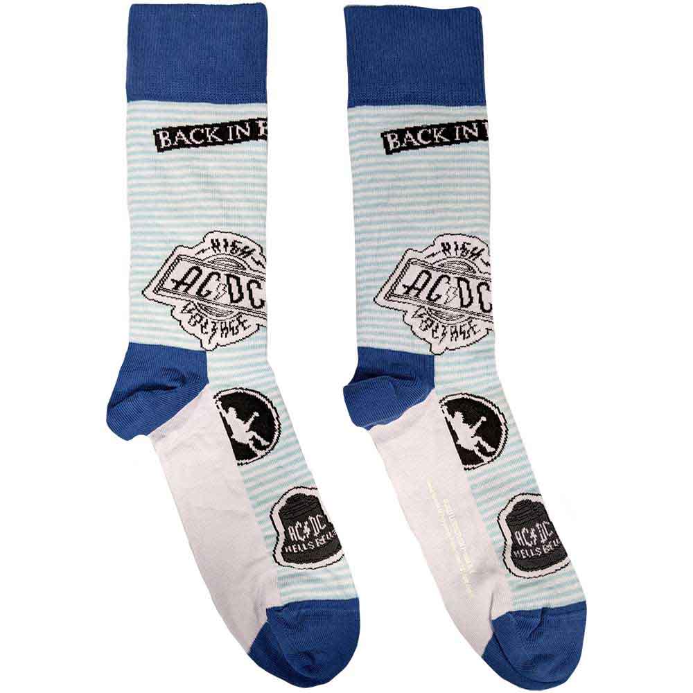 AC/DC Icons Socks Blue