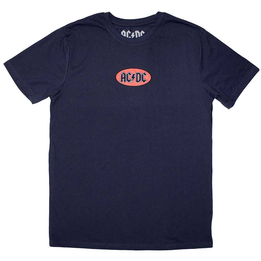 AC/DC Mini Oval Logo Mens T Shirt