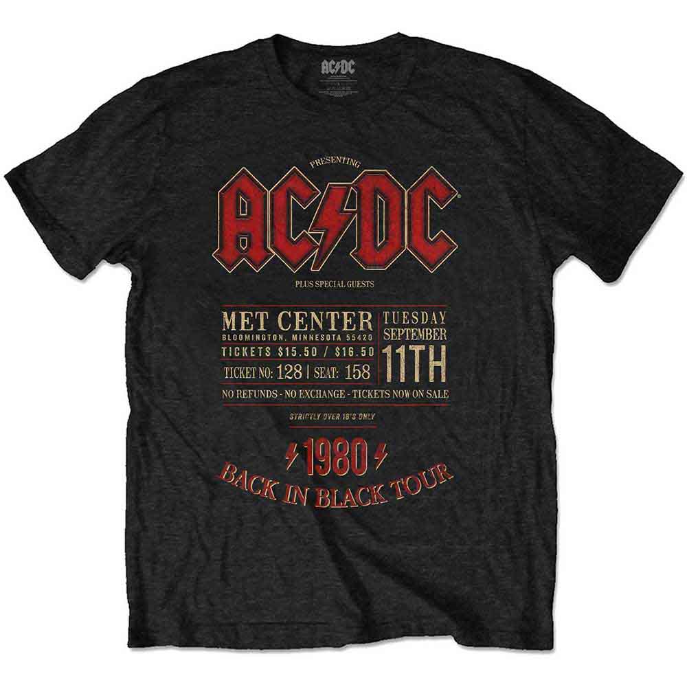 AC/DC Minnesota '80 Mens T Shirt