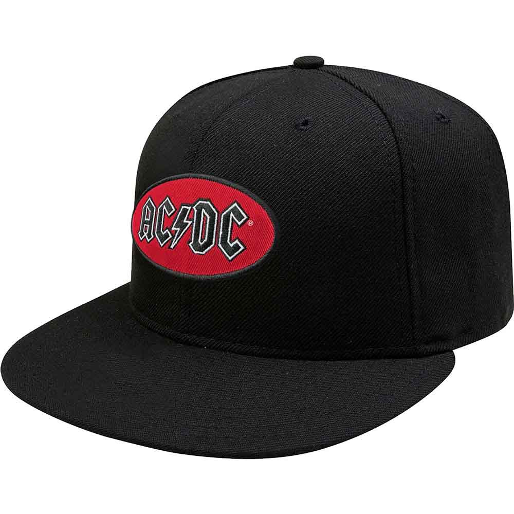 AC/DC Oval Logo Hat Black