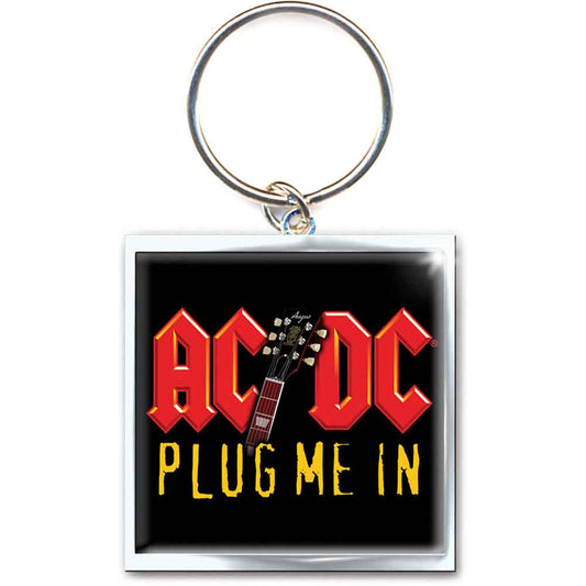 AC/DC Plug me in Keychain