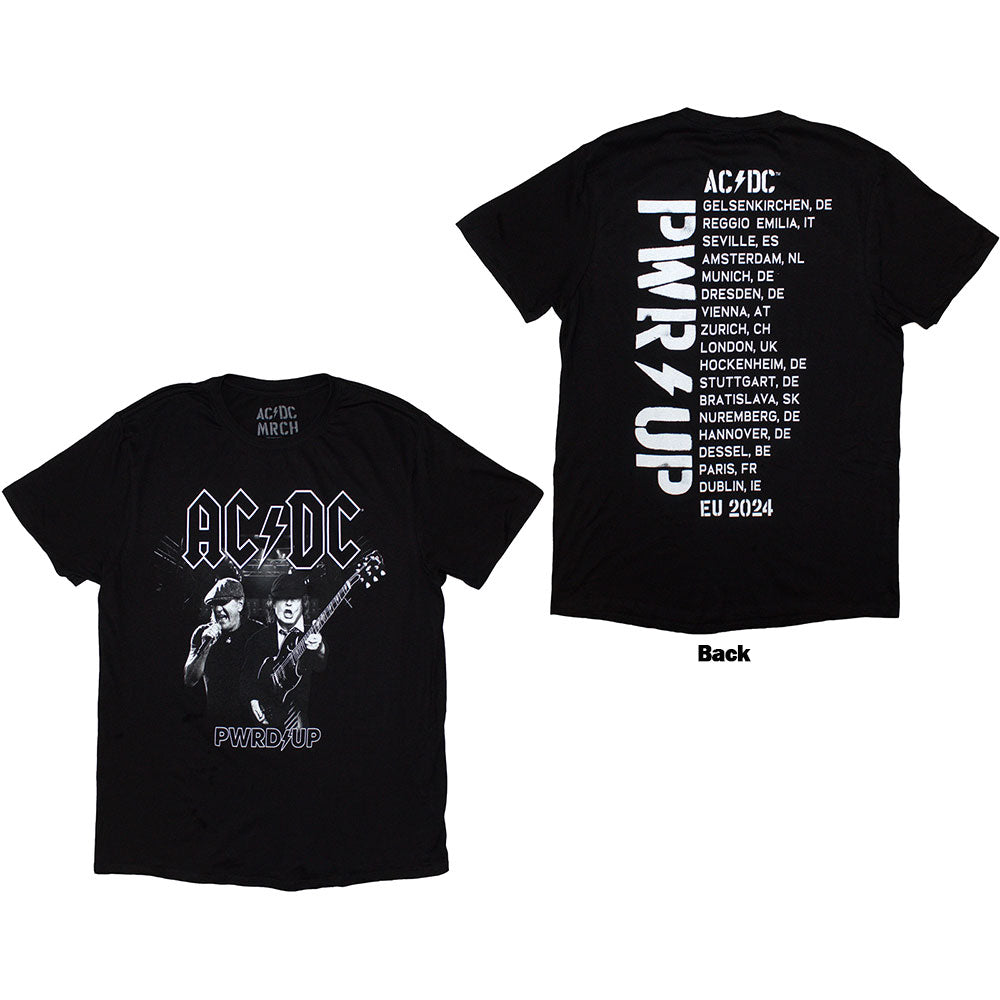 AC/DC PWRD-UP B&W Photo EU Tour '24 Mens T Shirt