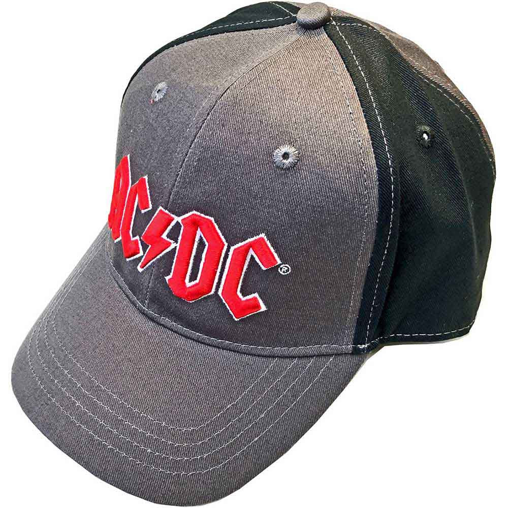 AC/DC Red Logo Hat Black, Grey
