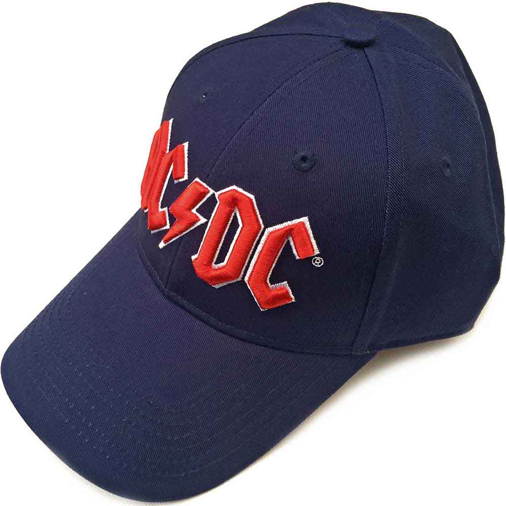AC/DC Red Logo Hat Blue