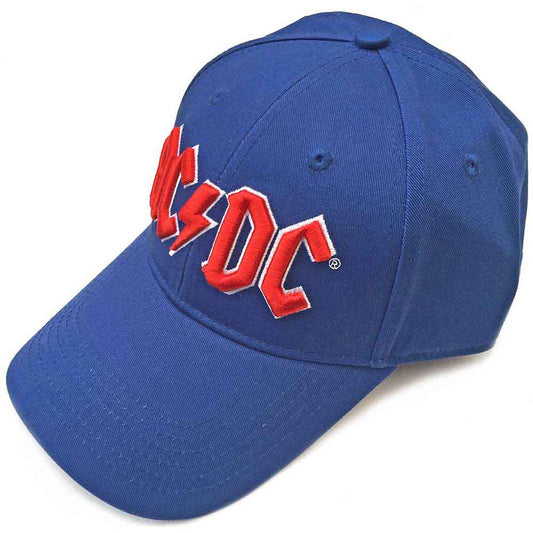 AC/DC Red Logo Hat Blue