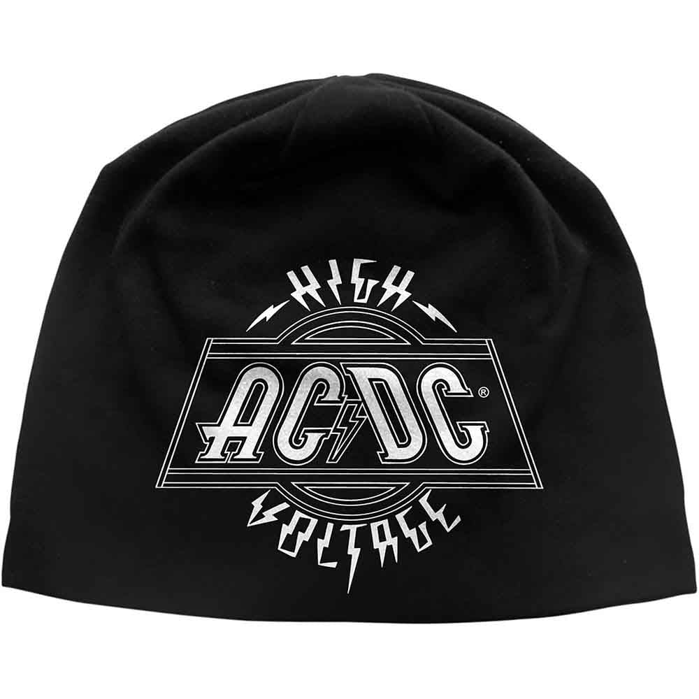 AC/DC Voltage Beanie Hat Black