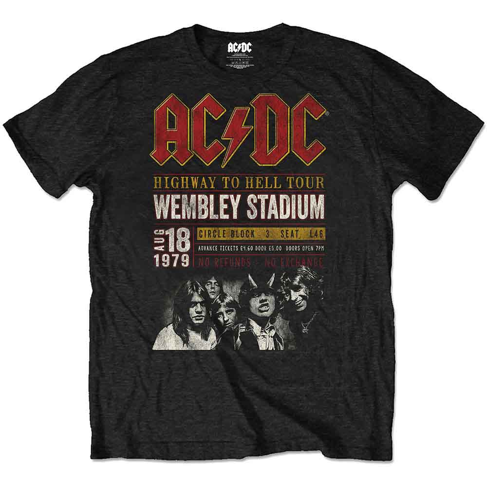 AC/DC Wembley '79 Mens T Shirt