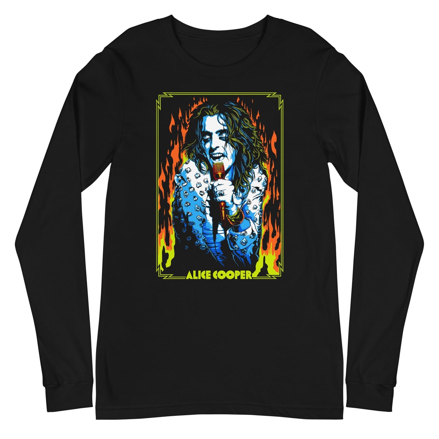 Alice Cooper - Flames Long Sleeve Shirt
