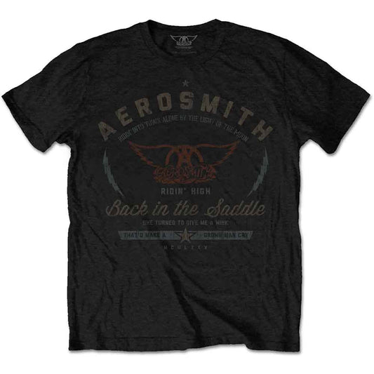 Aerosmith Back in the Saddle Mens T Shirt