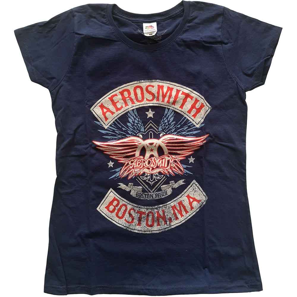 Aerosmith Boston Pride Womens T Shirt