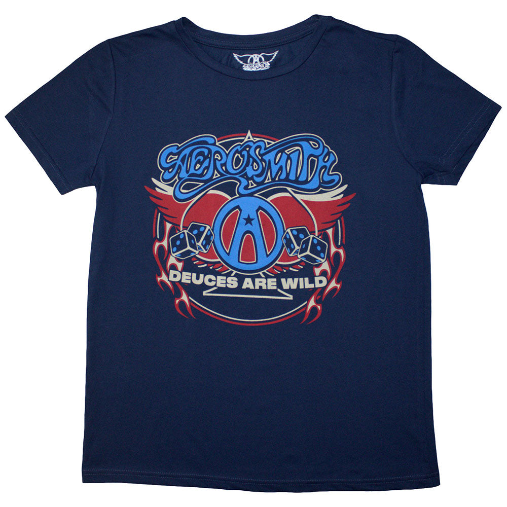 Aerosmith Rainbow Spade Womens T Shirt