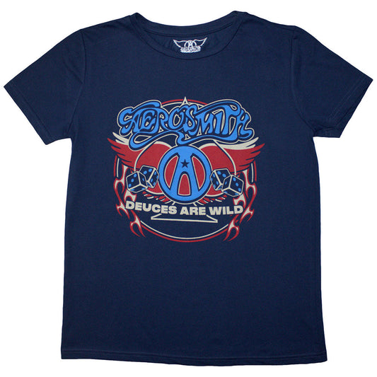 Aerosmith Rainbow Spade Womens T Shirt