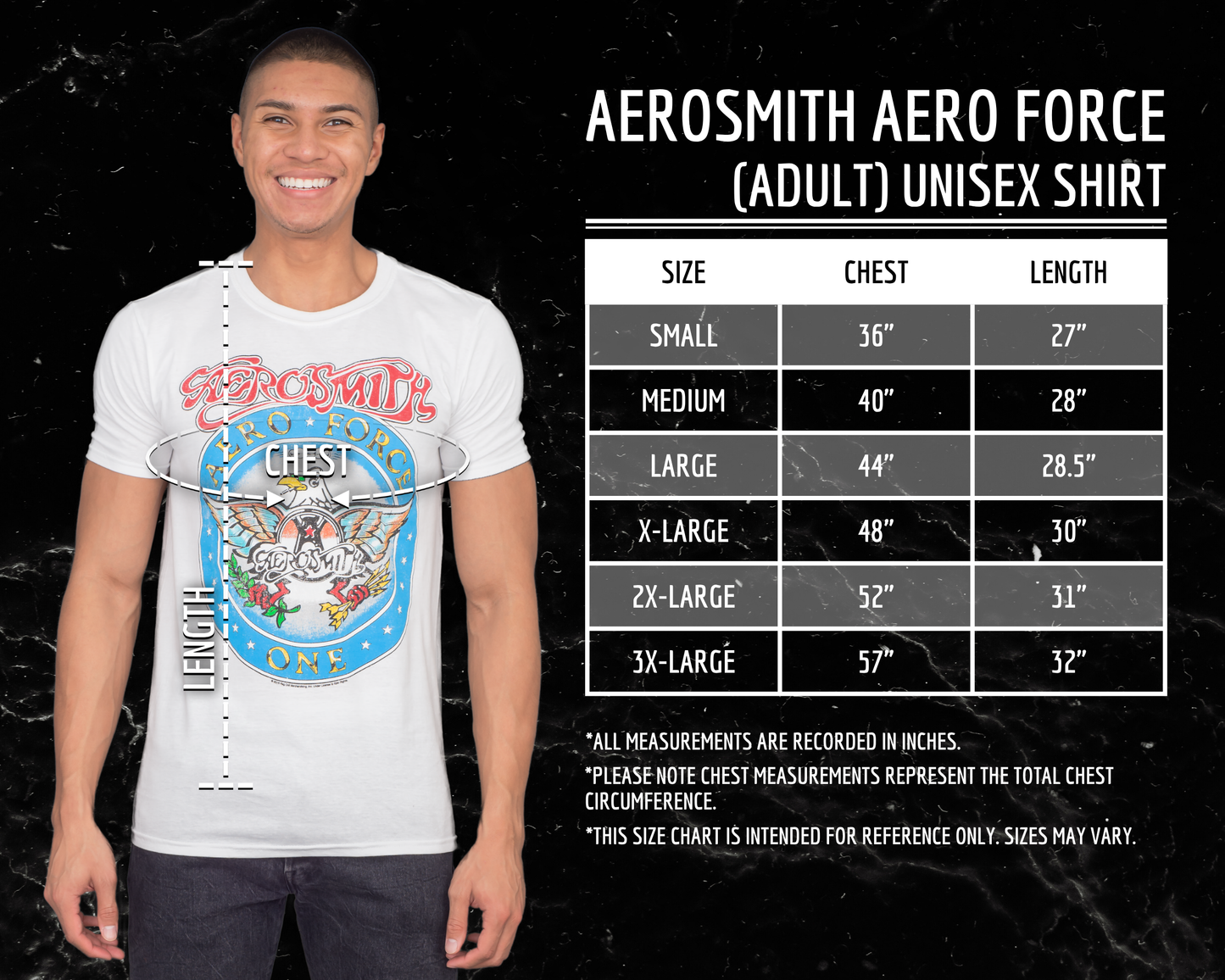 Wayne's World Aerosmith Aero Force Short Sleeve T Shirt Tee
