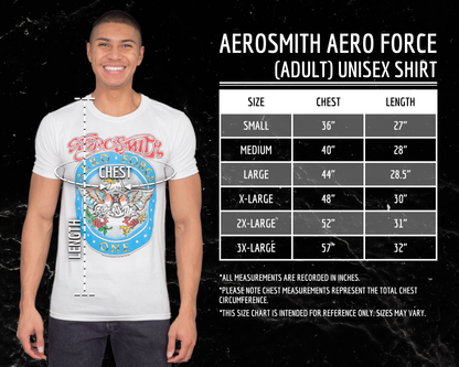 Wayne's World Aerosmith Aero Force Short Sleeve T Shirt Tee