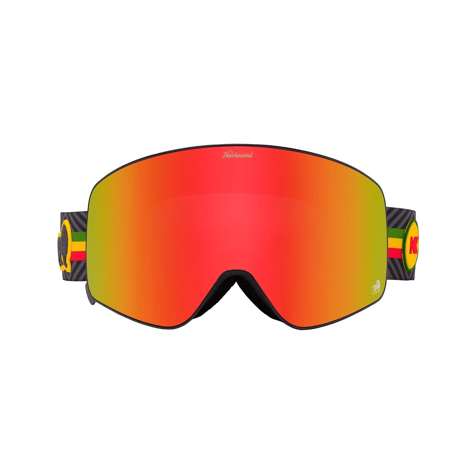 Bob Marley Slingshots Officially Licensed Knockaround Ski Snowboard Goggles