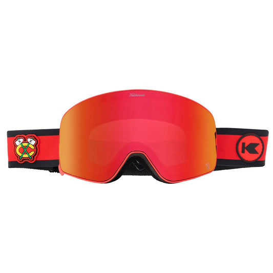 Chicago Blackhawks Slingshots Officially Licensed Knockaround Ski Snowboard Goggles