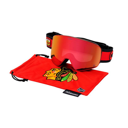 Chicago Blackhawks Slingshots Officially Licensed Knockaround Ski Snowboard Goggles