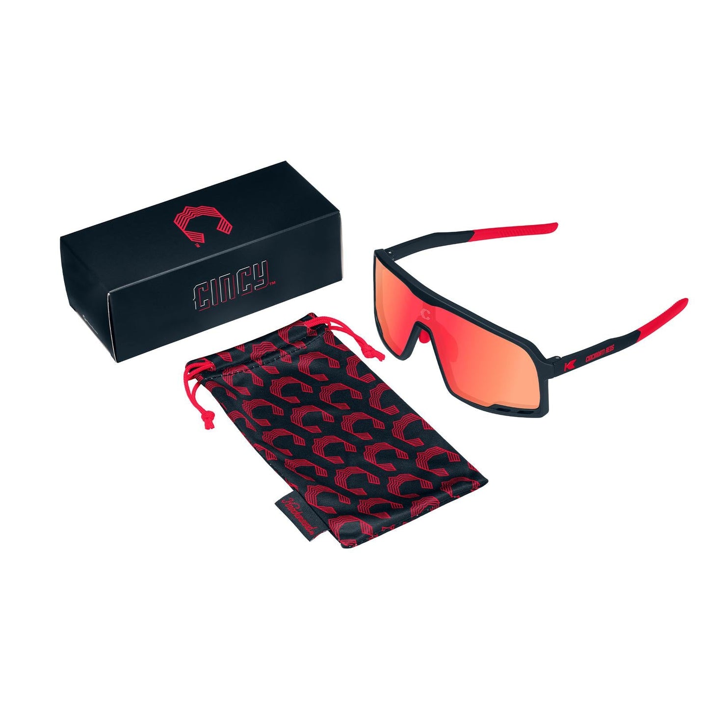 Cincinnati Reds City Connect Officially Licensed Knockaround Sunglasses