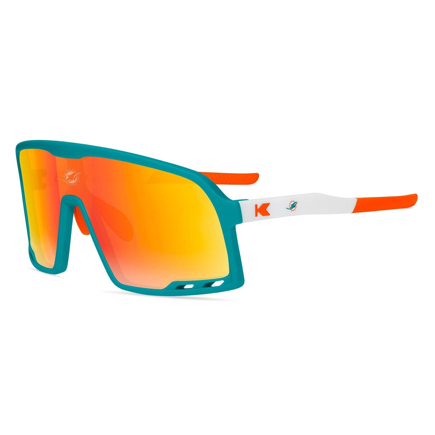 Miami Dolphins Campeones Officially Licensed Knockaround Sunglasses