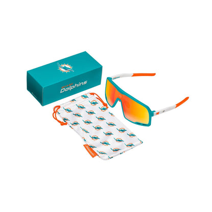 Miami Dolphins Campeones Officially Licensed Knockaround Sunglasses