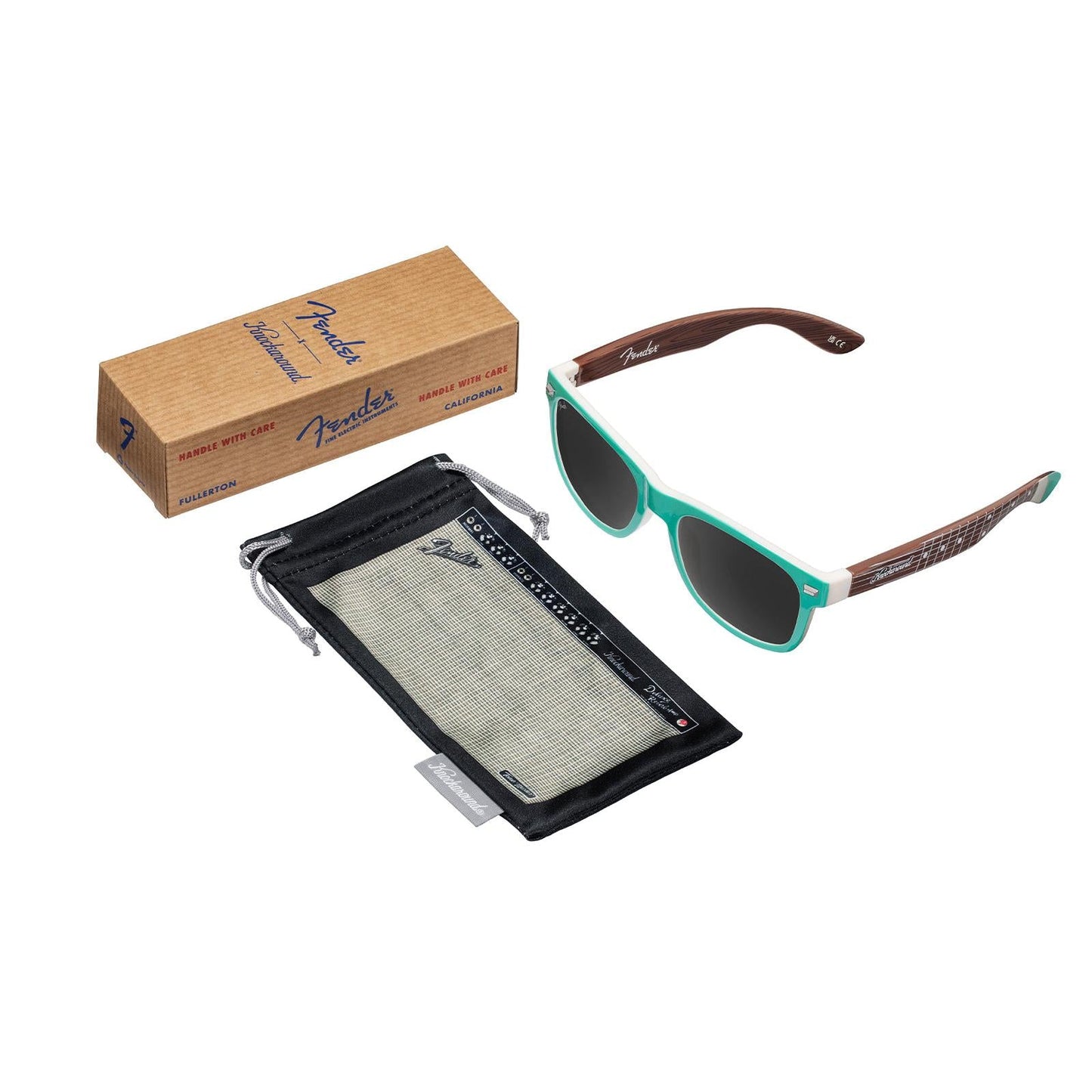Surf Green Stratocaster™ Fort Knocks Officially Licensed Knockaround Sunglasses