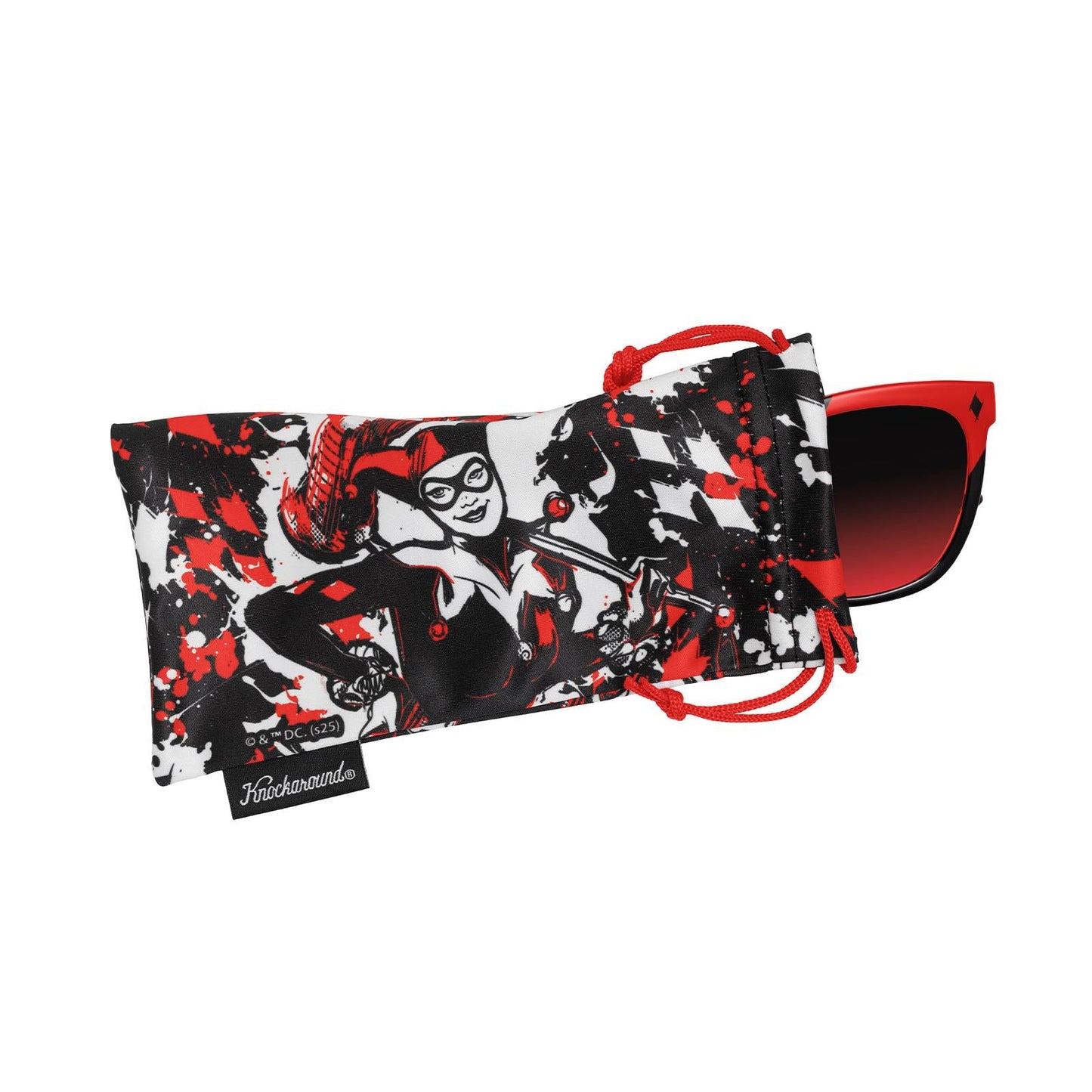 Harley Quinn Deja Views Officially Licensed Knockaround Sunglasses